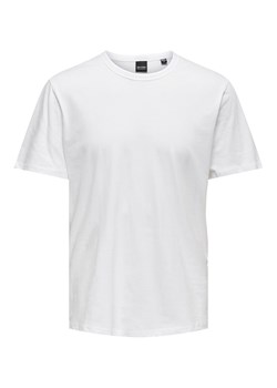 ONLY &amp; SONS Koszulka w kolorze białym ze sklepu Limango Polska w kategorii T-shirty męskie - zdjęcie 173727470