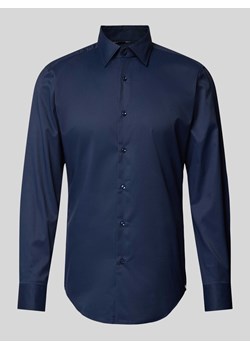 Koszula biznesowa o kroju slim fit z kołnierzykiem typu kent model ‘Hank’ ze sklepu Peek&Cloppenburg  w kategorii Koszule męskie - zdjęcie 173728860