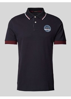 Koszulka polo o kroju slim fit z nadrukowanym detalem ze sklepu Peek&Cloppenburg  w kategorii T-shirty męskie - zdjęcie 173728871