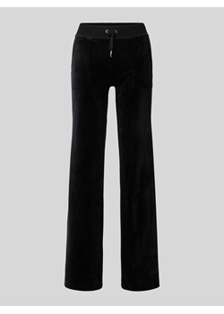 Spodnie typu track pants o kroju regular fit z nakładanymi kieszeniami ze sklepu Peek&Cloppenburg  w kategorii Spodnie damskie - zdjęcie 173728873
