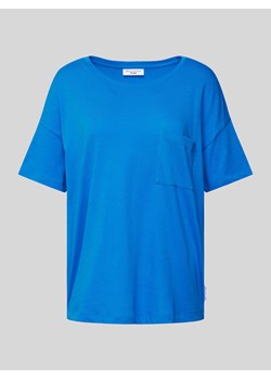 T-shirt z detalem z logo ze sklepu Peek&Cloppenburg  w kategorii Bluzki damskie - zdjęcie 173728943