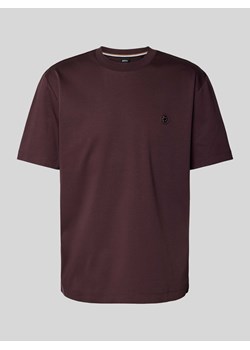 T-shirt z naszywką z logo model ‘Taut’ ze sklepu Peek&Cloppenburg  w kategorii T-shirty męskie - zdjęcie 173728990