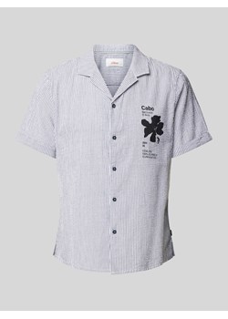 Koszula casualowa o kroju resort fit z nadrukiem z motywem ze sklepu Peek&Cloppenburg  w kategorii Koszule męskie - zdjęcie 173729020