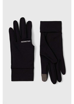 Salomon rękawiczki Cross Warm kolor czarny LC1897600 ze sklepu ANSWEAR.com w kategorii Rękawiczki męskie - zdjęcie 173729950