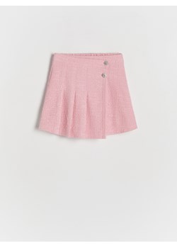 Reserved - Tweedowa spódnica - różowy ze sklepu Reserved w kategorii Spódnice dziewczęce - zdjęcie 173730543