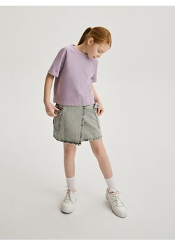 Reserved - Spódnica z kieszeniami cargo - jasnoszary ze sklepu Reserved w kategorii Spódnice dziewczęce - zdjęcie 173731100