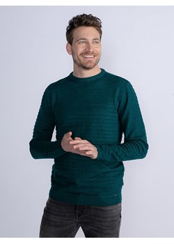 Petrol Industries Sweter w kolorze ciemnozielonym ze sklepu Limango Polska w kategorii Swetry męskie - zdjęcie 173732321