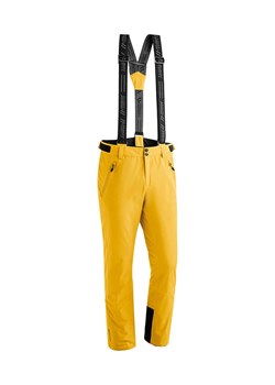 Maier Sports Spodnie narciarskie &quot;Anton Slim&quot; w kolorze żółtym ze sklepu Limango Polska w kategorii Spodnie męskie - zdjęcie 173732544