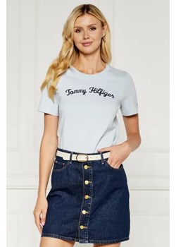 Tommy Hilfiger T-shirt | Regular Fit ze sklepu Gomez Fashion Store w kategorii Bluzki damskie - zdjęcie 173735420