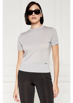 Calvin Klein Wełniana bluzka | Slim Fit ze sklepu Gomez Fashion Store w kategorii Bluzki damskie - zdjęcie 173735534
