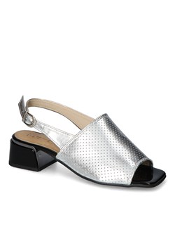 Sandały For-But GG Srebrne lico ze sklepu Arturo-obuwie w kategorii Sandały damskie - zdjęcie 173737423
