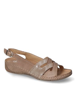 Sandały Helios 134 Beż lico ze sklepu Arturo-obuwie w kategorii Sandały damskie - zdjęcie 173737471