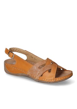 Sandały Helios 134 Jasny brąz ze sklepu Arturo-obuwie w kategorii Sandały damskie - zdjęcie 173737483