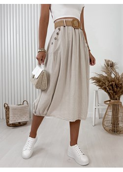 spódnica azaria beżowa one size ze sklepu UBRA w kategorii Spódnice - zdjęcie 173738654