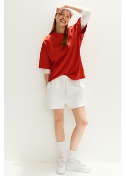 H & M - T-shirt oversize - Czerwony ze sklepu H&M w kategorii Bluzki damskie - zdjęcie 173739381