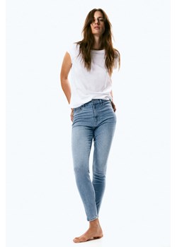 H & M - Jegginsy Ultra High Ankle - Niebieski ze sklepu H&M w kategorii Spodnie damskie - zdjęcie 173739394