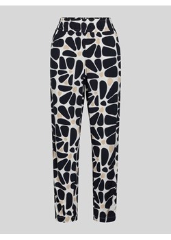 Spodnie o luźnym kroju z elastycznym pasem ze sklepu Peek&Cloppenburg  w kategorii Spodnie damskie - zdjęcie 173739430