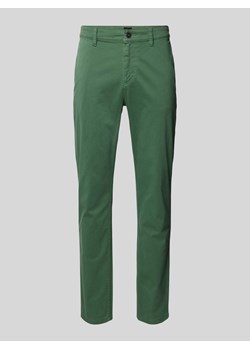 Chinosy o kroju tapered fit ze szlufkami na pasek ze sklepu Peek&Cloppenburg  w kategorii Spodnie męskie - zdjęcie 173739473