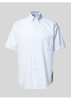 Koszula biznesowa o kroju comfort fit z rękawem o dł. 1/2 ze sklepu Peek&Cloppenburg  w kategorii Koszule męskie - zdjęcie 173739694