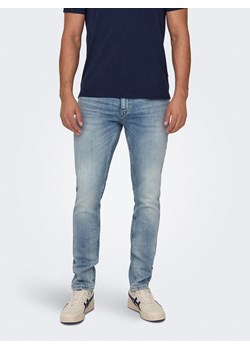 ONLY &amp; SONS Dżinsy - Slim fit - w kolorze błękitnym ze sklepu Limango Polska w kategorii Jeansy męskie - zdjęcie 173739832
