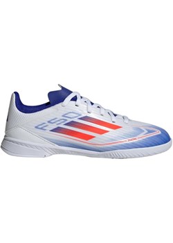 Buty piłkarskie adidas F50 League In IF1368 białe ze sklepu ButyModne.pl w kategorii Buty sportowe dziecięce - zdjęcie 173740090