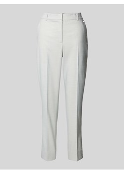 Spodnie materiałowe o kroju tapered fit z kantami ze sklepu Peek&Cloppenburg  w kategorii Spodnie damskie - zdjęcie 173743500