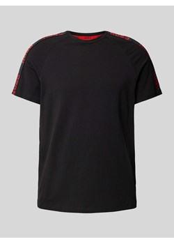 T-shirt z detalami z logo model ‘Sporty’ ze sklepu Peek&Cloppenburg  w kategorii T-shirty męskie - zdjęcie 173743503