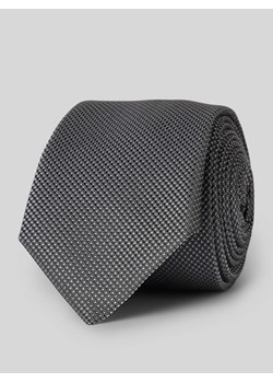 Krawat z detalem z logo ze sklepu Peek&Cloppenburg  w kategorii Krawaty - zdjęcie 173743512