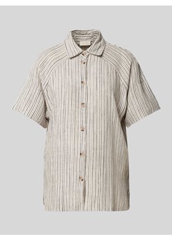 Bluzka koszulowa z wykładanym kołnierzem model ‘Lavara’ ze sklepu Peek&Cloppenburg  w kategorii Koszule damskie - zdjęcie 173743523