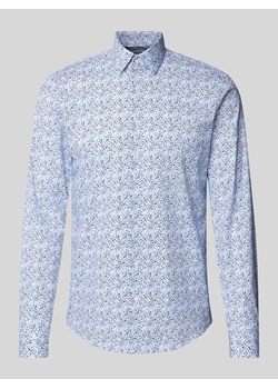 Koszula biznesowa o kroju slim fit z kołnierzykiem typu kent model ‘Bari’ ze sklepu Peek&Cloppenburg  w kategorii Koszule męskie - zdjęcie 173743544