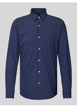 Koszula biznesowa o kroju slim fit z kołnierzykiem typu kent model ‘Hank’ ze sklepu Peek&Cloppenburg  w kategorii Koszule męskie - zdjęcie 173743560