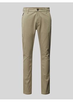 Chinosy o kroju skinny fit z kieszeniami z tyłu ze sklepu Peek&Cloppenburg  w kategorii Spodnie męskie - zdjęcie 173743604