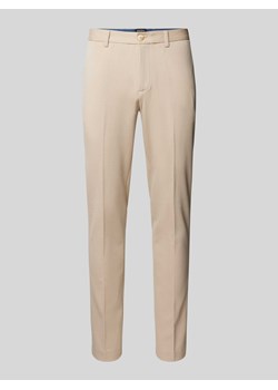 Chinosy o kroju slim fit w kant model ‘Mott’ ze sklepu Peek&Cloppenburg  w kategorii Spodnie męskie - zdjęcie 173743613