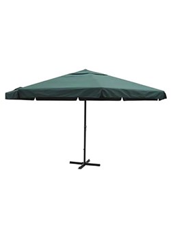 Zielony parasol aluminiowy z podstawą - Glider ze sklepu Edinos.pl w kategorii Parasole ogrodowe - zdjęcie 173744014