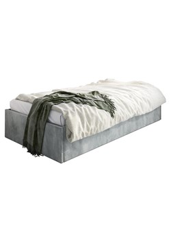 Popielate łóżko z pojemnikiem Lenny 6X - 3 rozmiary ze sklepu Edinos.pl w kategorii Łóżka i materace - zdjęcie 173744130