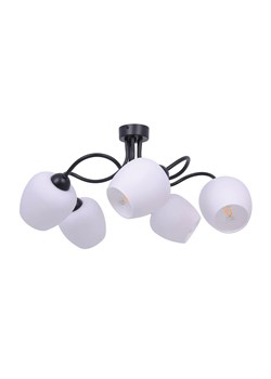 Czarno Pięcioramienny Biały Żyrandol E27 H4-T73 ze sklepu Edinos.pl w kategorii Lampy wiszące - zdjęcie 173744224