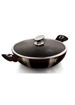 Elegancki garnek w czarnym opalizującym kolorze Z6-R82 ze sklepu Edinos.pl w kategorii Garnki - zdjęcie 173744243