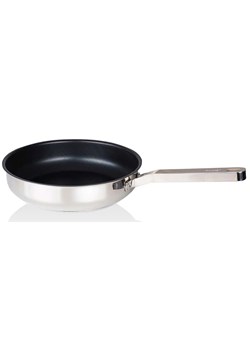 Patelnia z ergonomicznym uchwytem silikonowym 24 cm C9-H01 ze sklepu Edinos.pl w kategorii Naczynia - zdjęcie 173744334
