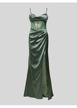 Sukienka wieczorowa z rozcięciem ze sklepu Peek&Cloppenburg  w kategorii Sukienki - zdjęcie 173744511