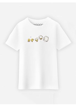 WOOOP Koszulka &quot;Microwaveolution&quot; w kolorze białym ze sklepu Limango Polska w kategorii T-shirty chłopięce - zdjęcie 173744532