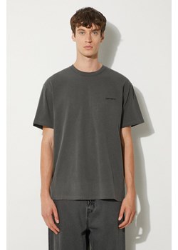 Carhartt WIP t-shirt bawełniany Duster Script męski kolor czarny z aplikacją I033622.89GD ze sklepu PRM w kategorii T-shirty męskie - zdjęcie 173745181
