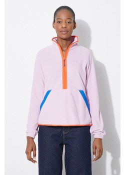 Helly Hansen bluza sportowa Rig kolor różowy wzorzysta 54082 ze sklepu PRM w kategorii Bluzy damskie - zdjęcie 173745253