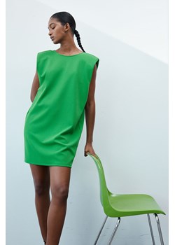 H & M - Sukienka mini z odkrytymi plecami - Zielony ze sklepu H&M w kategorii Sukienki - zdjęcie 173745501