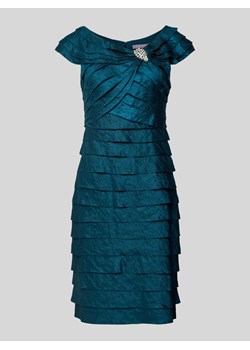 Sukienka koktajlowa o długości do kolan z aplikacją ze sklepu Peek&Cloppenburg  w kategorii Sukienki - zdjęcie 173746572