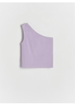 Reserved - Top na jedno ramię - lawendowy ze sklepu Reserved w kategorii Bluzki dziewczęce - zdjęcie 173747393