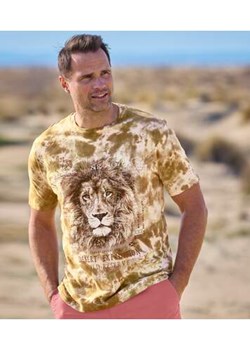 Koszulka Tie and Dye Safari Lion ze sklepu Atlas For Men w kategorii T-shirty męskie - zdjęcie 173748402