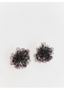 Reserved - Kolczyki w kształcie kwiatów - szary ze sklepu Reserved w kategorii Kolczyki - zdjęcie 173748732