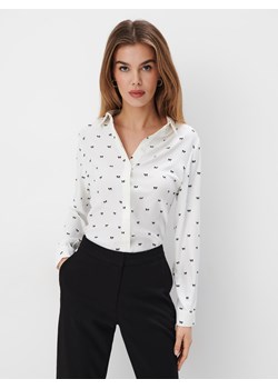 Mohito - Koszula ze wzorem w kokardki - biały ze sklepu Mohito w kategorii Koszule damskie - zdjęcie 173749650