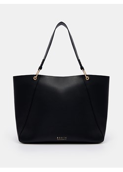 Mohito - Czarna torebka z kosmetyczką - czarny ze sklepu Mohito w kategorii Torby Shopper bag - zdjęcie 173749781