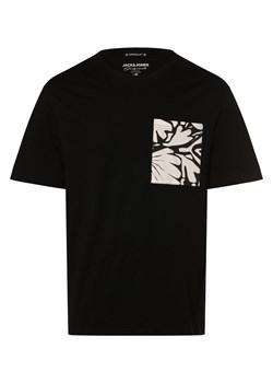 Jack & Jones Koszulka męska - JORMarbella Mężczyźni Bawełna czarny jednolity ze sklepu vangraaf w kategorii T-shirty męskie - zdjęcie 173750052